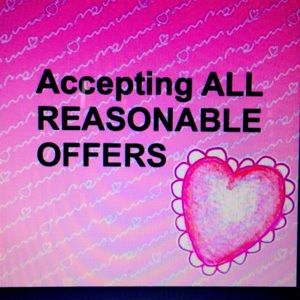 ACCEPTING REASONABLE OFFERS